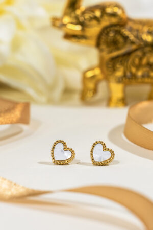 Kolczyki Dawn heart