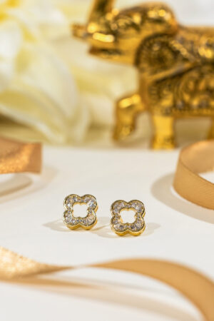 Kolczyki Golden blossom