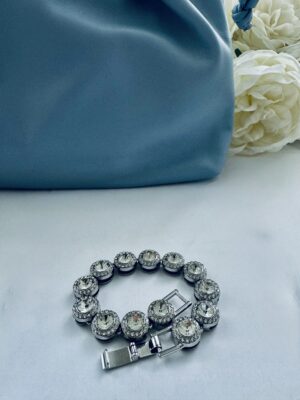 Bransoletka Glam Crystal Silver